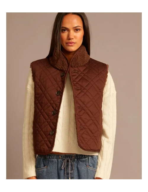 KENSI VEST CHOCOLAT