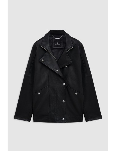 SANDY JACKET BLACK LEATHER