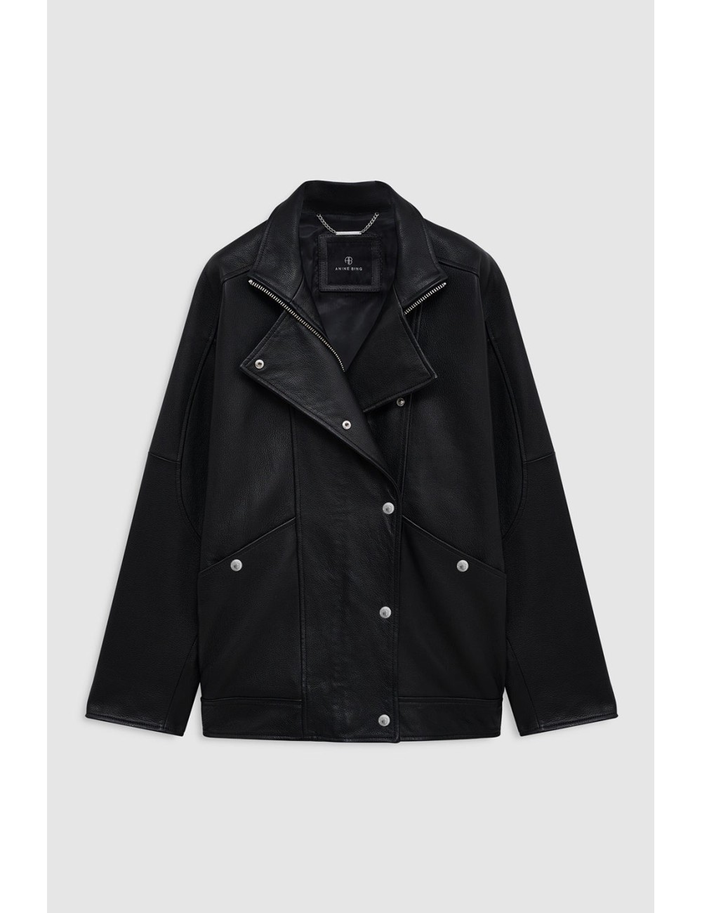 SANDY JACKET BLACK LEATHER