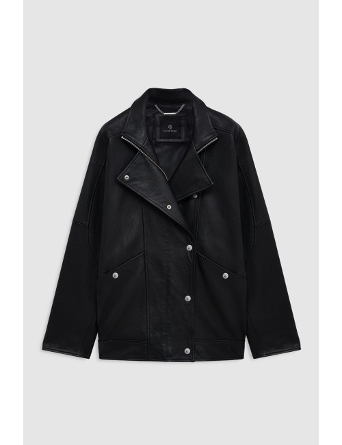 SANDY JACKET BLACK LEATHER