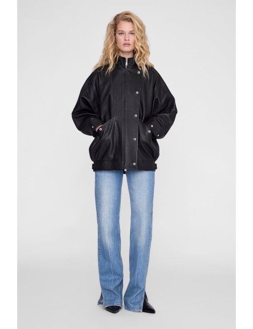 SANDY JACKET BLACK LEATHER