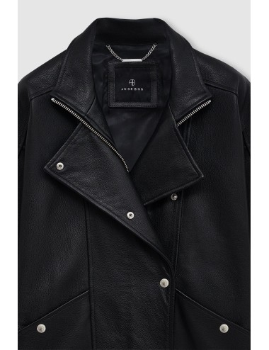 SANDY JACKET BLACK LEATHER