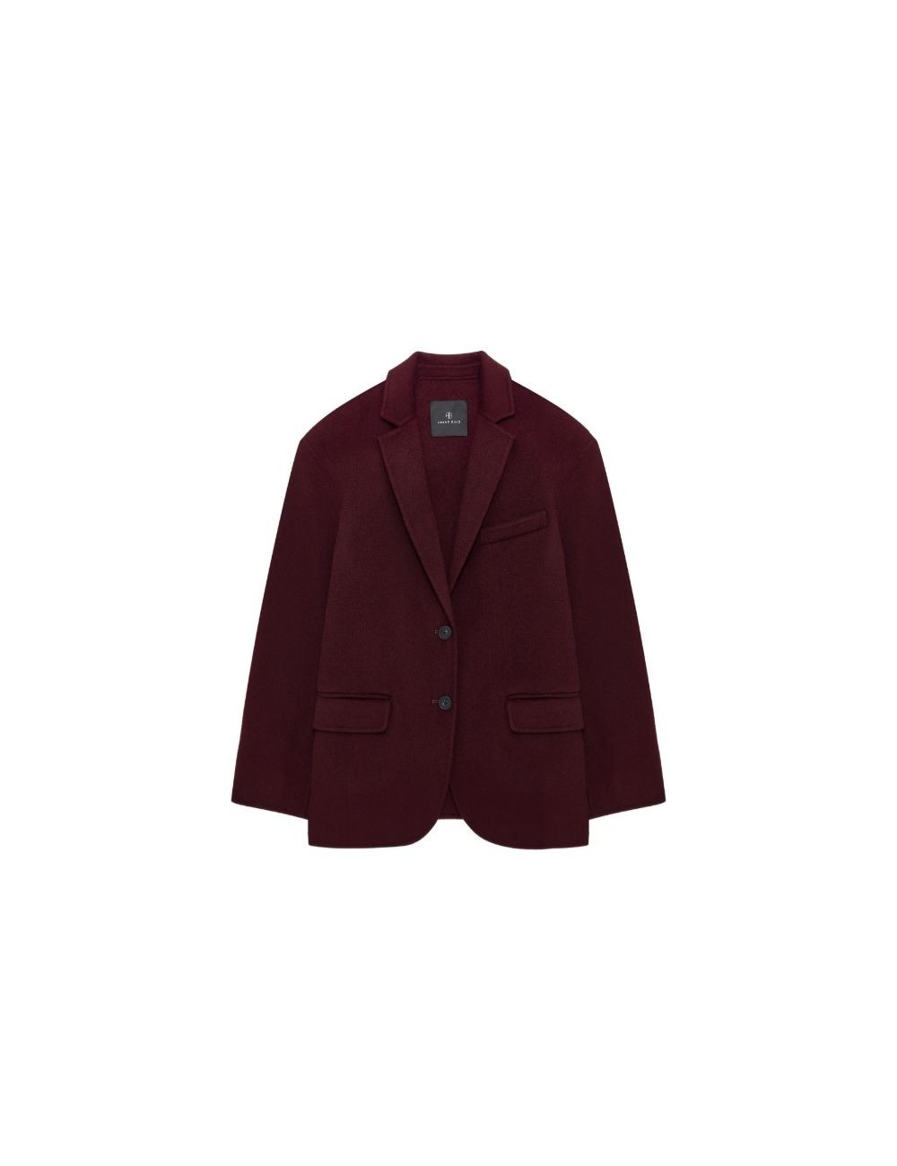 QUINN BLAZER BURGUNDY CASHMERE