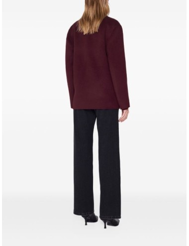 QUINN BLAZER BURGUNDY CASHMERE