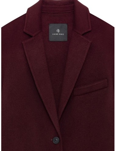 QUINN BLAZER BURGUNDY CASHMERE