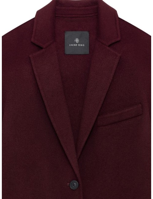 QUINN BLAZER BURGUNDY CASHMERE