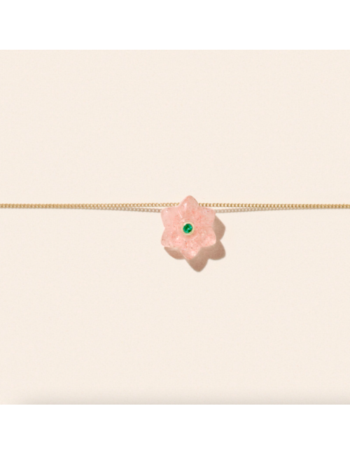 IDA COLLIER STRAWBERRY QUARTZ